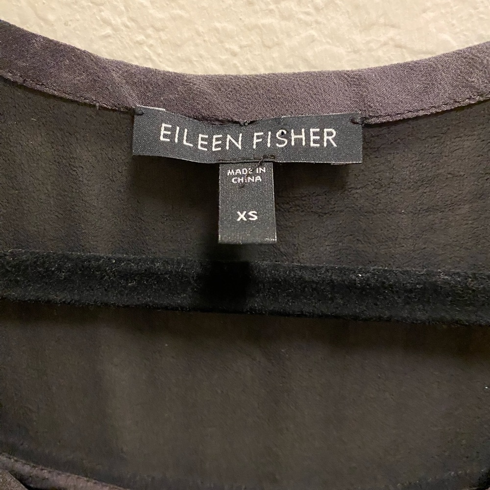 Eileen Fisher Silk Tie Dye Blouse Size XS - Picture 3 of 7